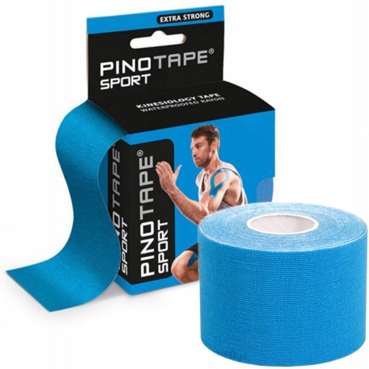 Tejp-kinesio-PinoTape-plastry-tasma-tape-5cmx5m-niebieski