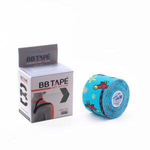 bb tape 5cm x 5m żyrafa niebieski