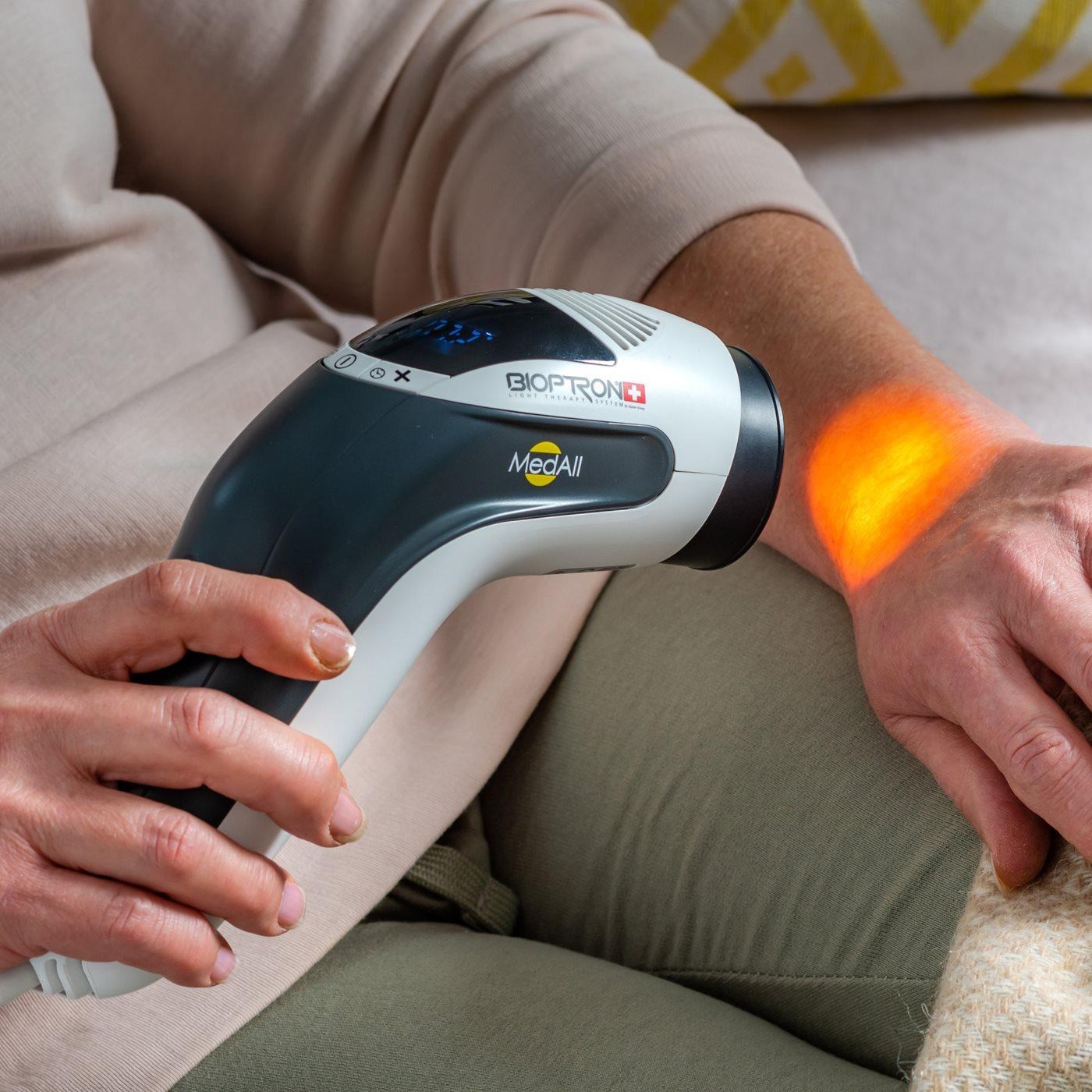 Lampa Bioptron MedAll do rehabilitacji domowej, filtr 5 cm