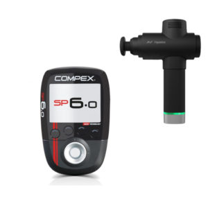 zestaw do regeneracji mięśni masażer hypervolt 2pro + elektrostymulator compex 6.0