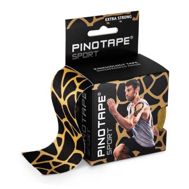 Pinotape Nastro Kinesiologico Sportivo A Farfalla, 5 Cm X 5 M, Confezione Da 3 Pezzi, Extra Forte E Traspirante