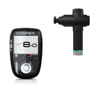 zestaw do regeneracji mięśni masażer hypervolt 2Pro + elektrostymulator compex 8.0