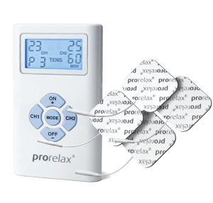 prorelax tens/ems duo elektrostymulator: 2 terapie z jednym urządzeniu terapia przeciwko przewlekłym bólom i budowaniu mięśni